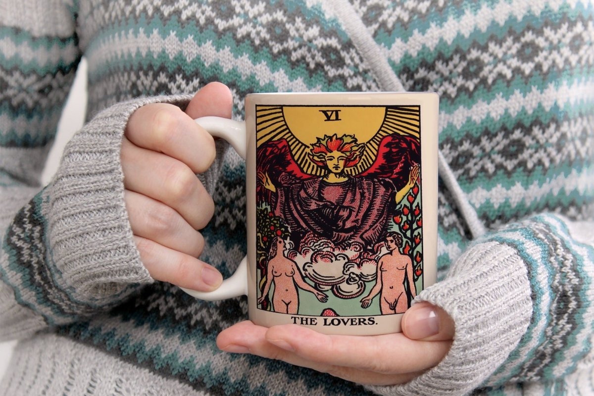 The Lovers Tarot Card Coffee Mug