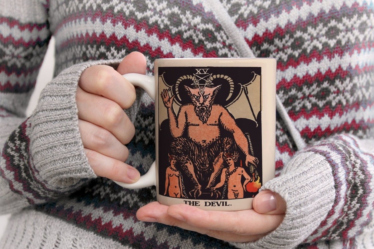 The Devil Tarot Card Coffee Mug