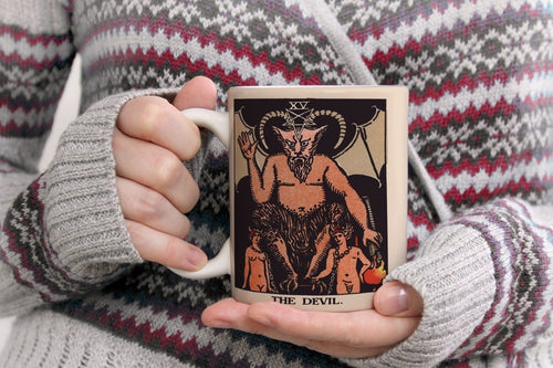 The Devil Tarot Card Coffee Mug
