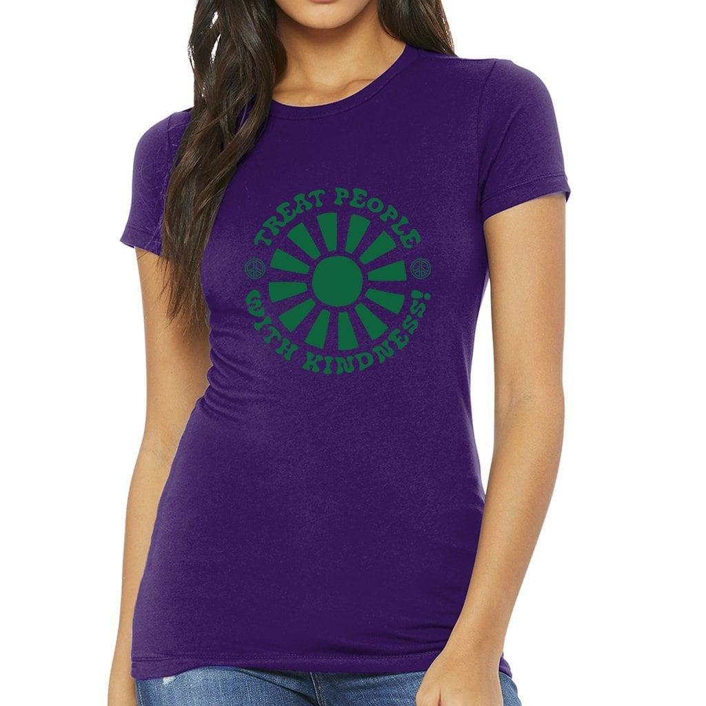 Kindness Matters Shirt - Retro Quote Shirt - Women's Slim Fit Tee