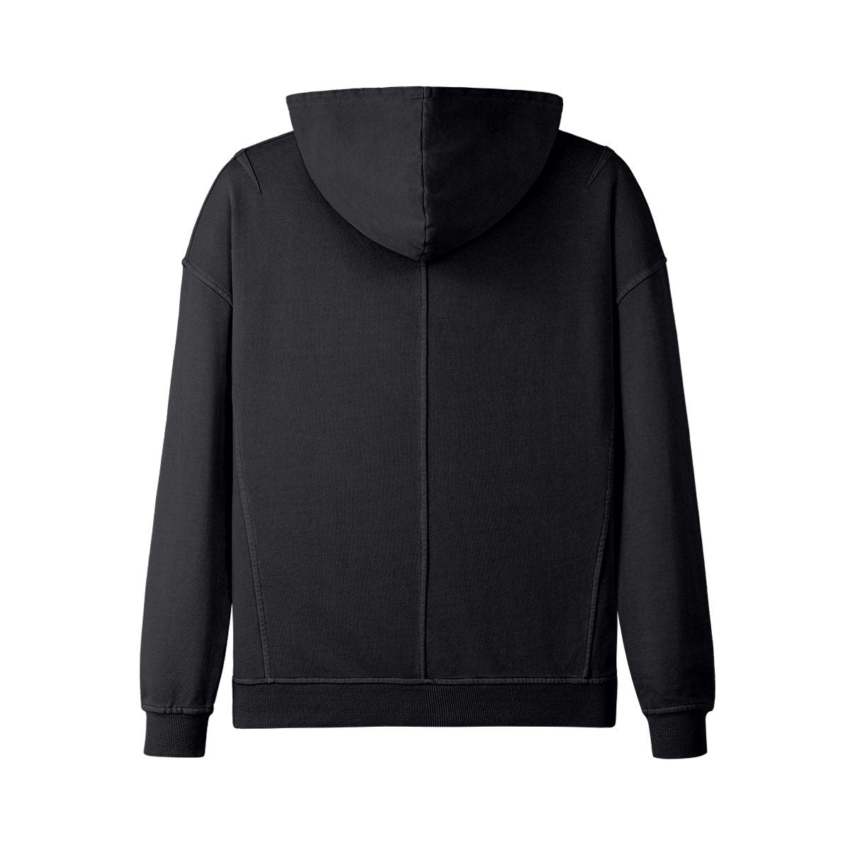 Tarot Hoodie - The Star Tarot Card Hoodie - Unisex Washed Slit Hem Turtleneck Hoodie