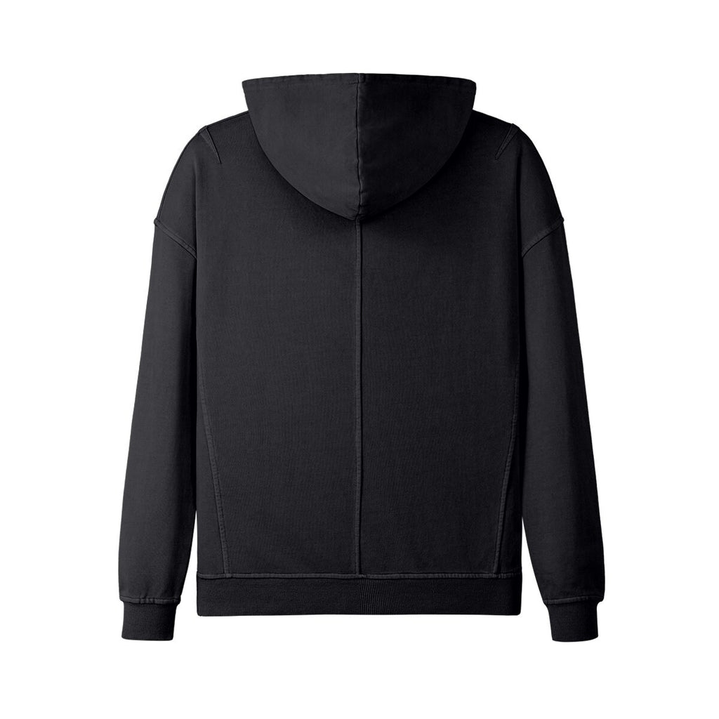 Tarot Hoodie - The Sun Card - Mens or Womens - Washed Slit Hem Turtleneck Hoodie