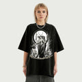 Moon Goddess Oversized Shirt - Streetwear - Hecate Shirt