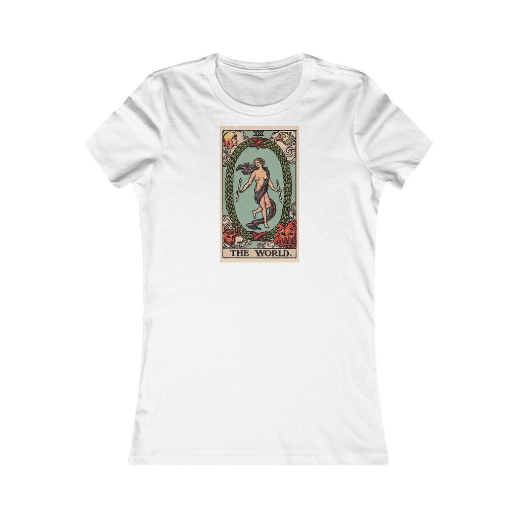 The World Tarot Card Shirt - Tarot Shirt - Women's Favorite Tee