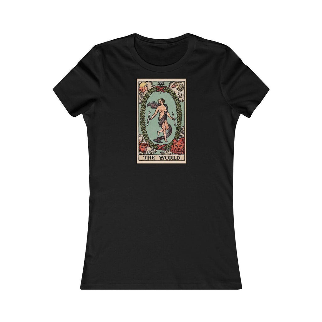 The World Tarot Card Shirt - Tarot Shirt - Women's Favorite Tee