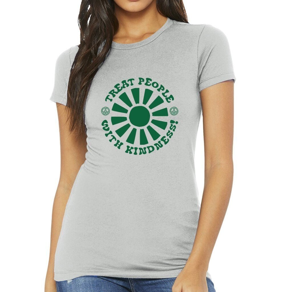 Kindness Matters Shirt - Retro Quote Shirt - Women's Slim Fit Tee