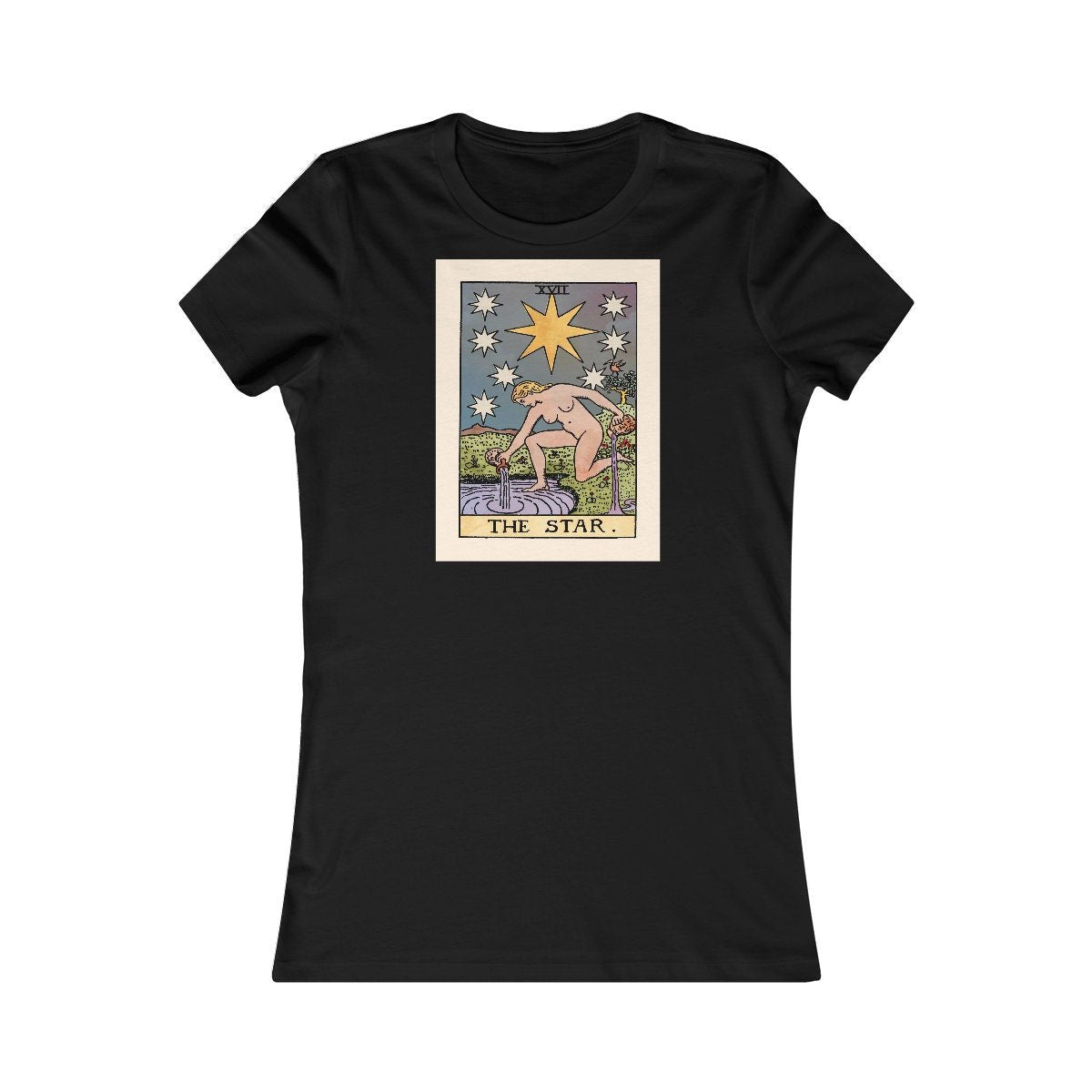 The Star Card - Tarot Shirt - Rider Waite - Women's Favorite Tee