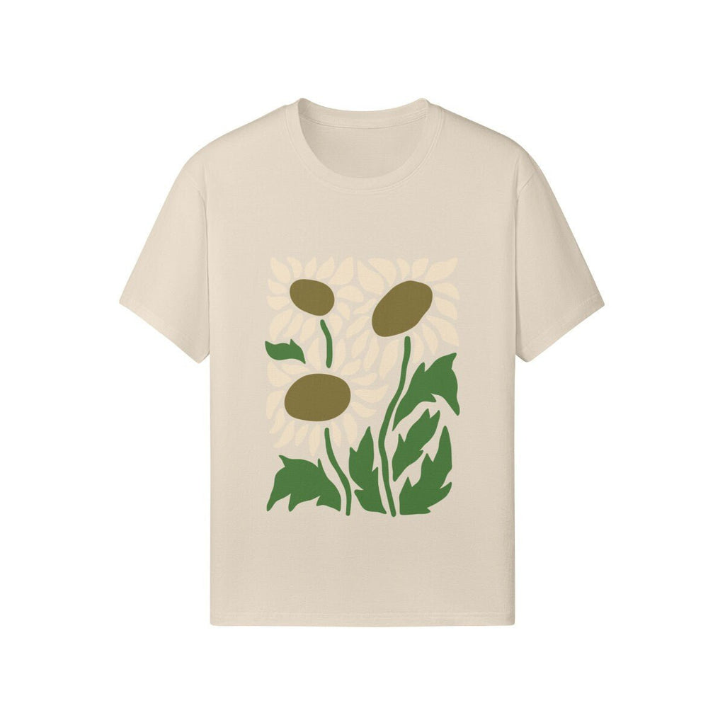 Flowers Tshirt, Boho Wildflowers Floral Nature Shirt, Tee, Comfort Colors, Boho, Oversized, Vintage, Art Nouveau Art Deco