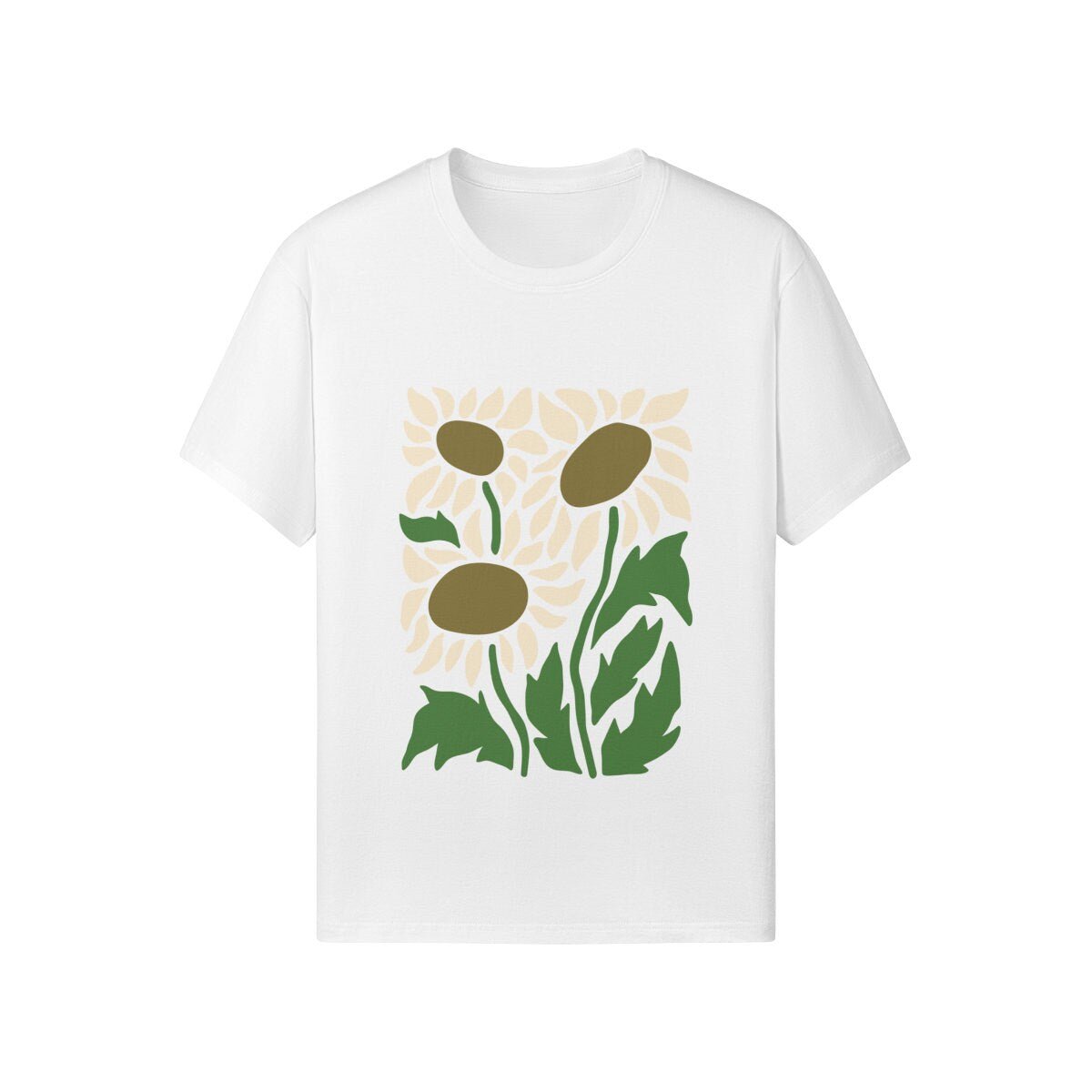 Flowers Tshirt, Boho Wildflowers Floral Nature Shirt, Tee, Comfort Colors, Boho, Oversized, Vintage, Art Nouveau Art Deco