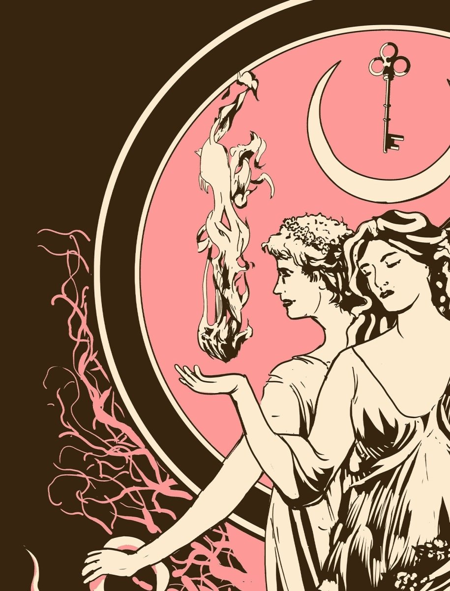 Hecate Tapestry - Wiccan Neapolitan Witch, Moon Goddess Wall Art