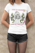 Tiger Shirt - Girls Pink tiger shirt - Life Is Tough But So Are You - Women's Favorite Tee
