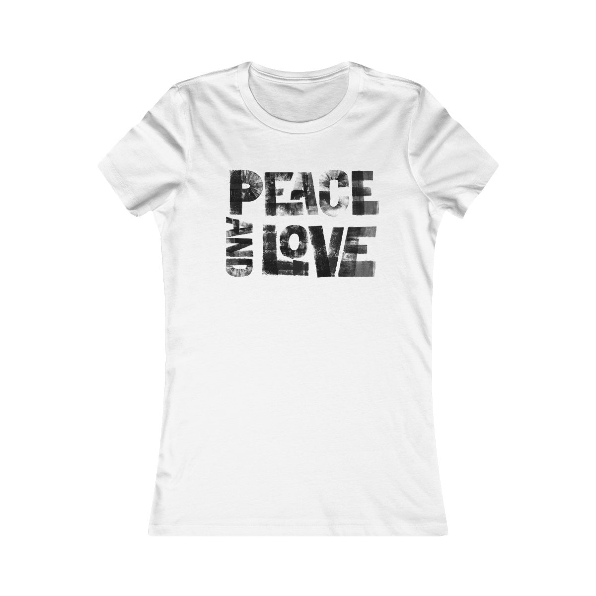 Graffiti Shirt - Pink tshirt - Peace And Love Shirt - Women's Favorite Tee