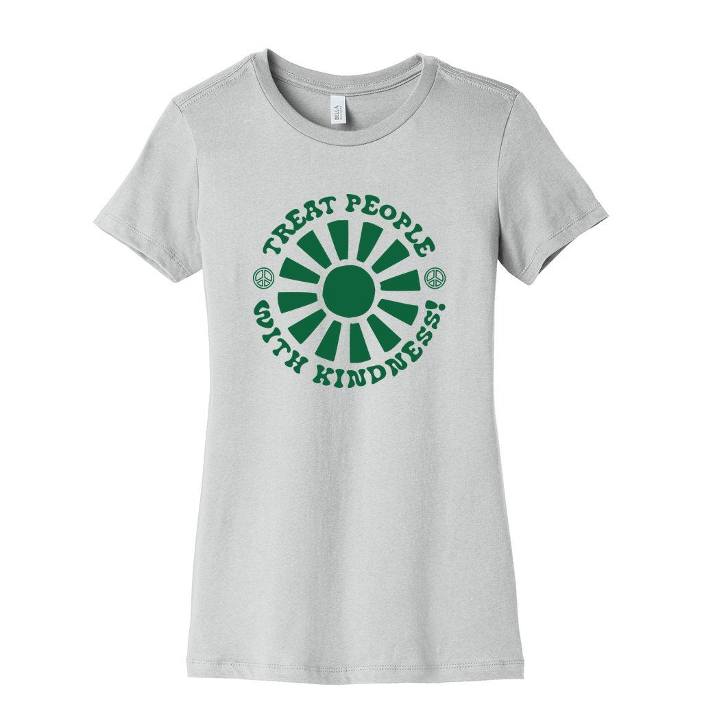 Kindness Matters Shirt - Retro Quote Shirt - Women's Slim Fit Tee