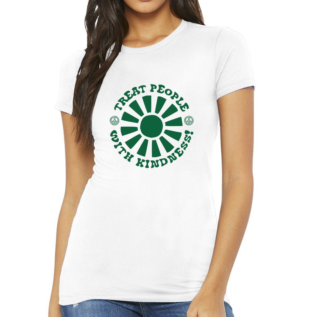 Kindness Matters Shirt - Retro Quote Shirt - Women's Slim Fit Tee