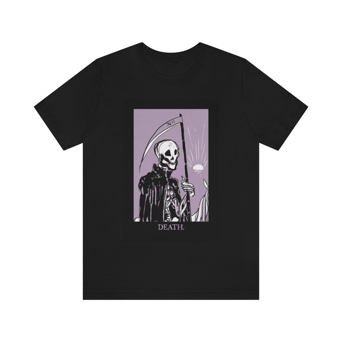 Death Tarot Shirt - Pastel Goth Shirt - Unisex Jersey Short Sleeve Tee