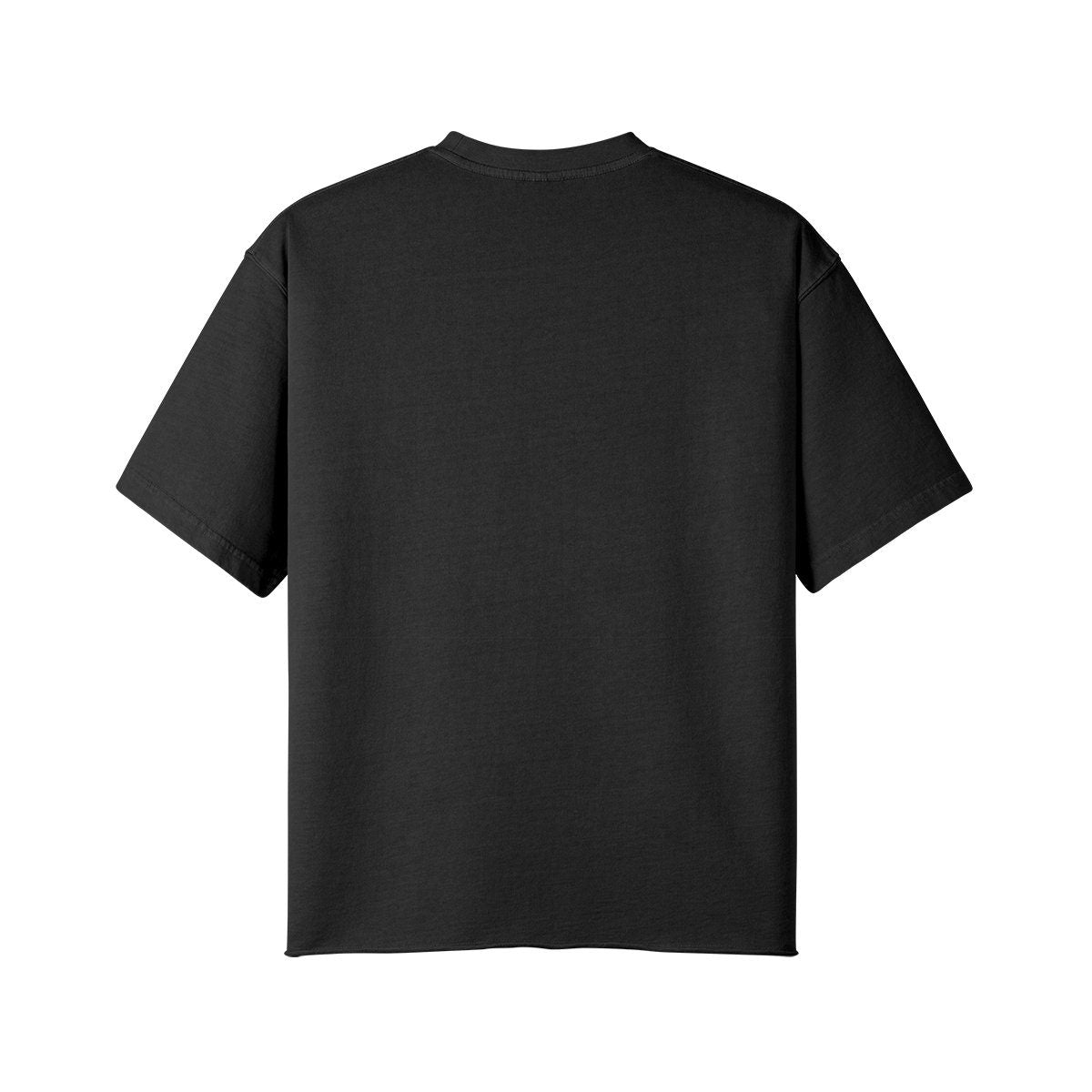 Death Card Shirt - Streetwear - Black Crows Shirt - Vintage Style- Unisex Faded Raw Hem T-shirt