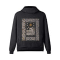 Tarot Hoodie - The Star Tarot Card Hoodie - Unisex Washed Slit Hem Turtleneck Hoodie