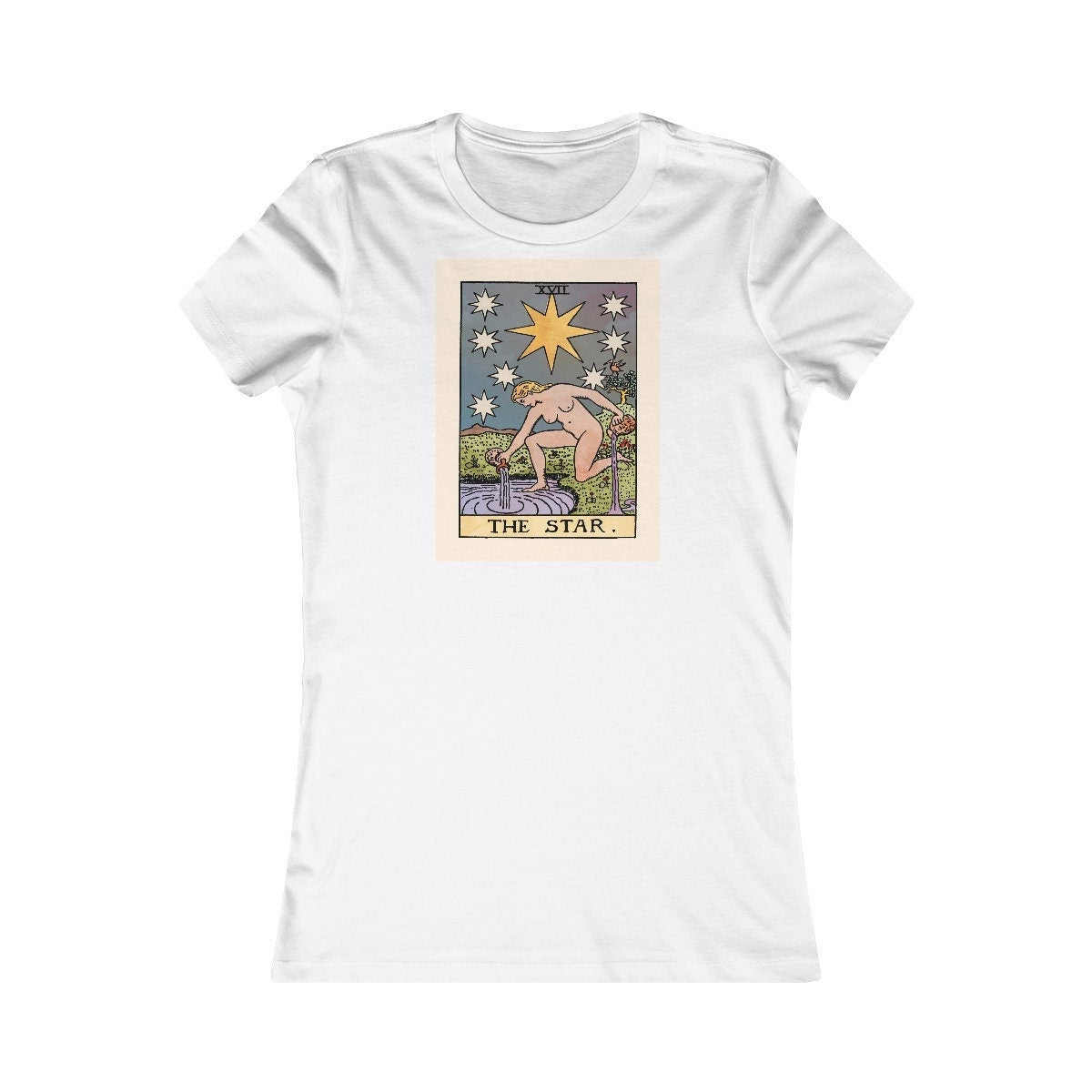 The Star Card - Tarot Shirt - Rider Waite - Women's Favorite Tee