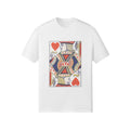 Playing Card Shirt - Jack of Hearts - Unisex Relaxed Fit Crew Neck T-shirt