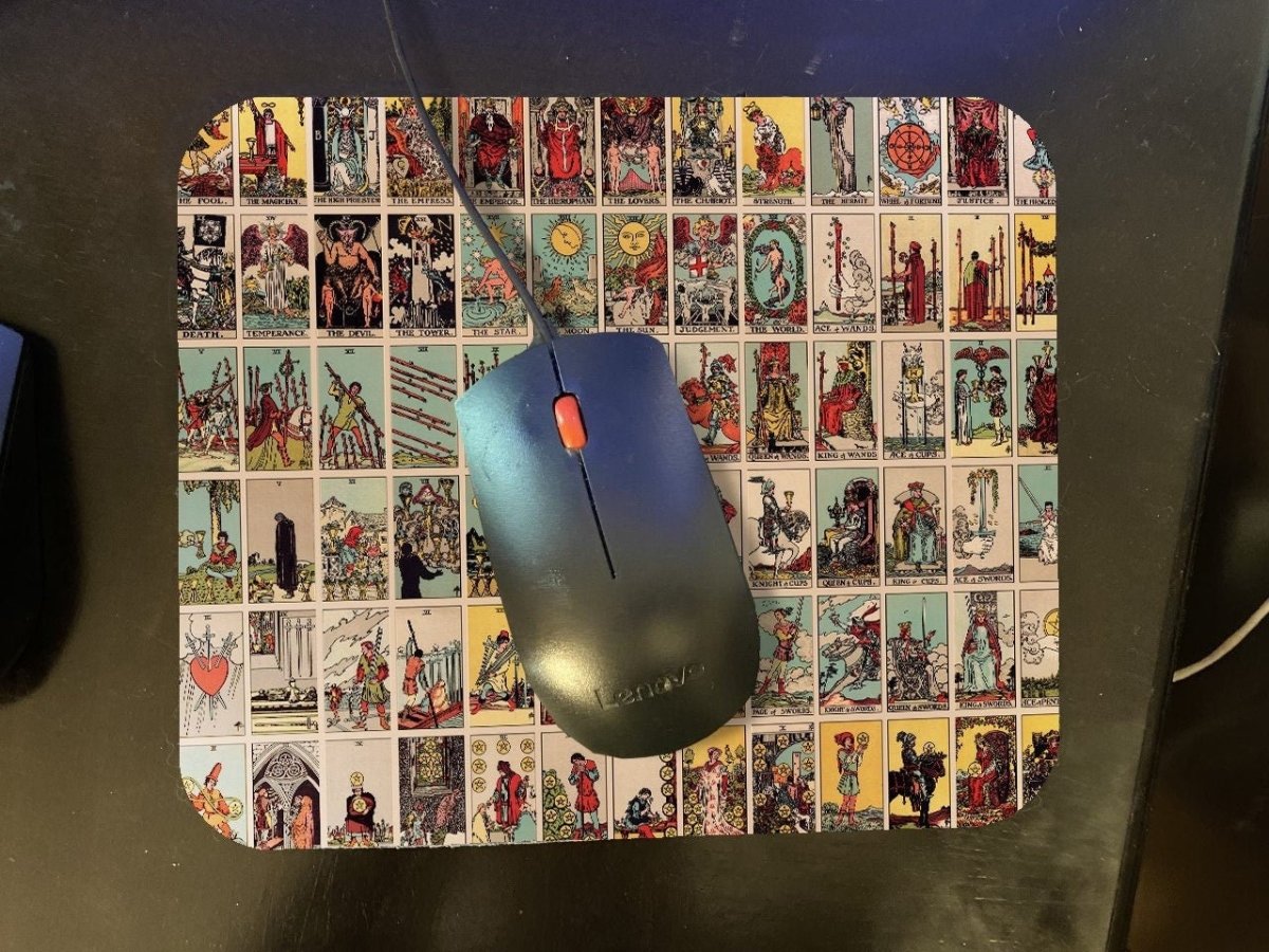 Rider Waite Tarot Card Deck Mouse Pad