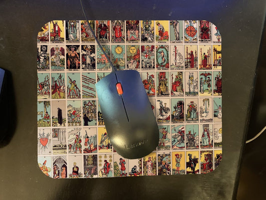 Rider Waite Tarot Card Deck Mouse Pad