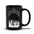 Ten of Cups Tarot Card Coffee Mug - Black and White