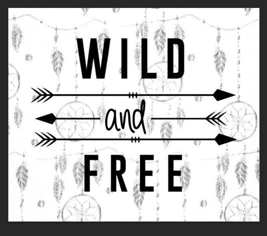 Wild and Free Quote Tapestry Wall Hanging Meditation Yoga Grunge Hippie Wanderlust by DesignBohemian