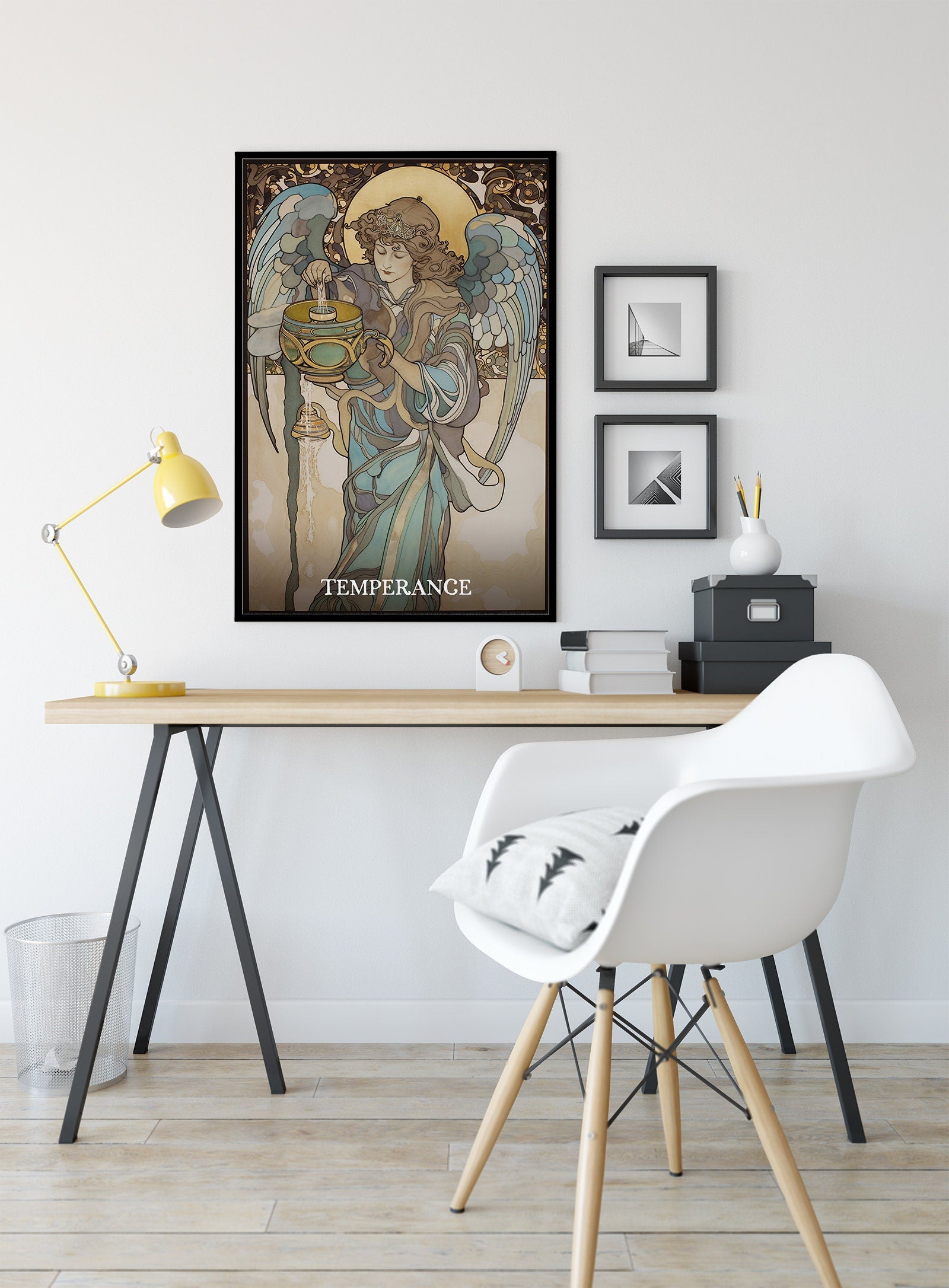 Temperance - Tarot Card Print - The Temperance Card Poster, No Frame