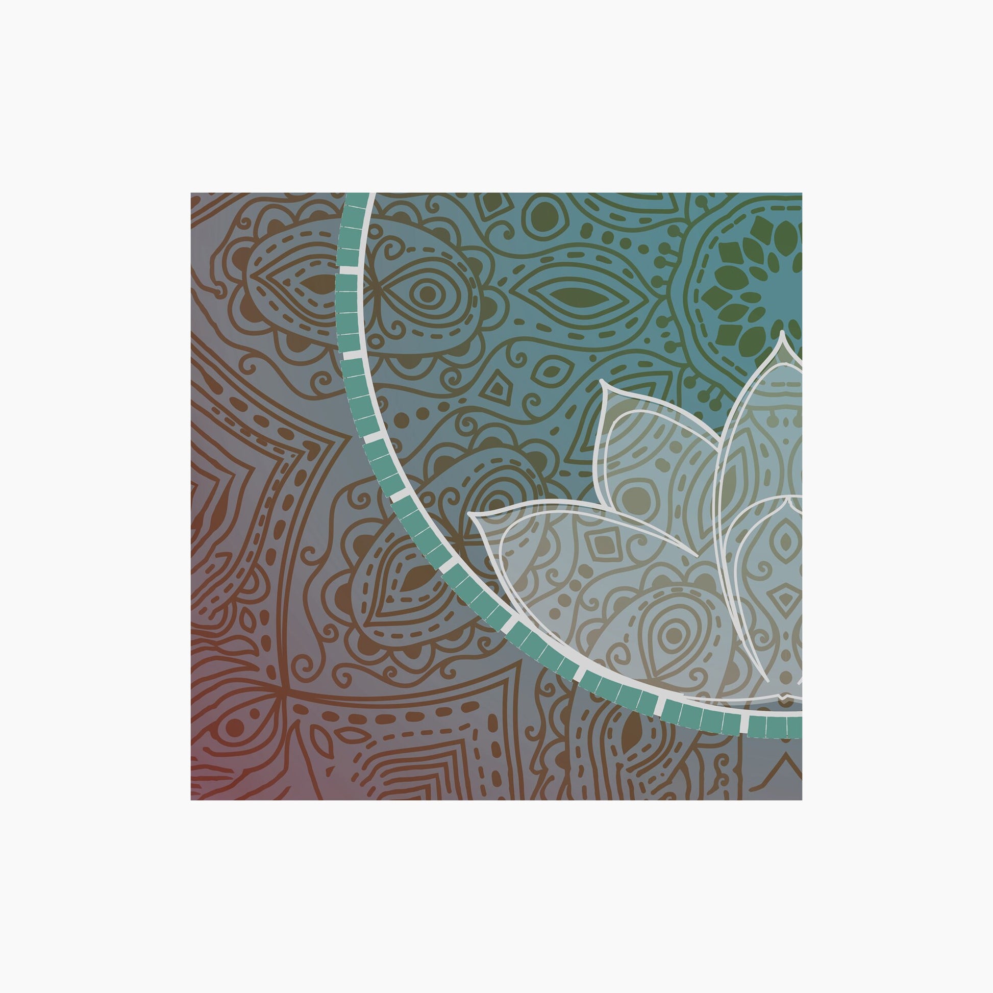 Lotus Mandala Tapestry Wall Hanging Art Meditation Yoga Buddha Hippie by DesignBohemian