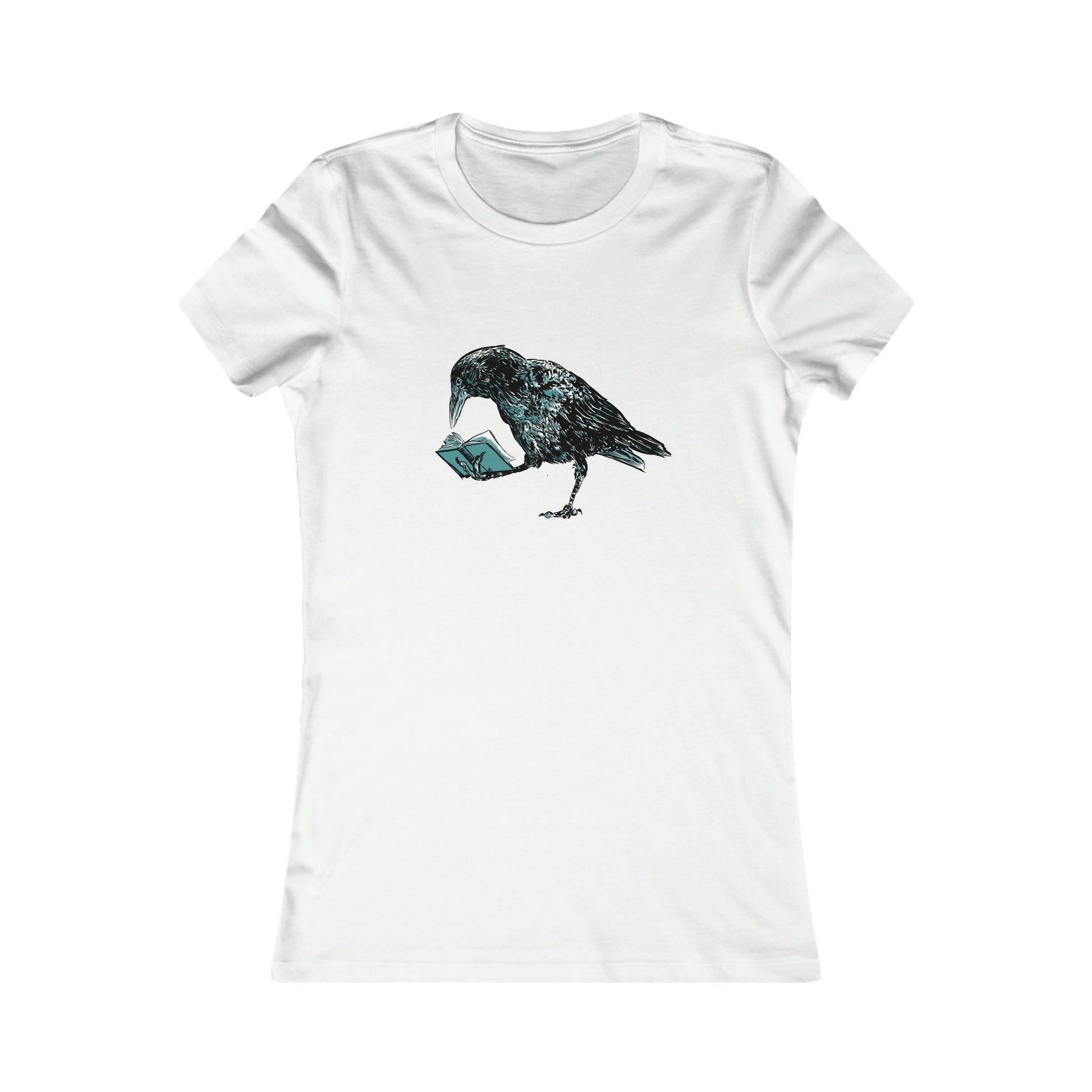 Raven Shirt - Crow Shirt - Spirit Animal - Crow Reading - Women's Favorite Tee