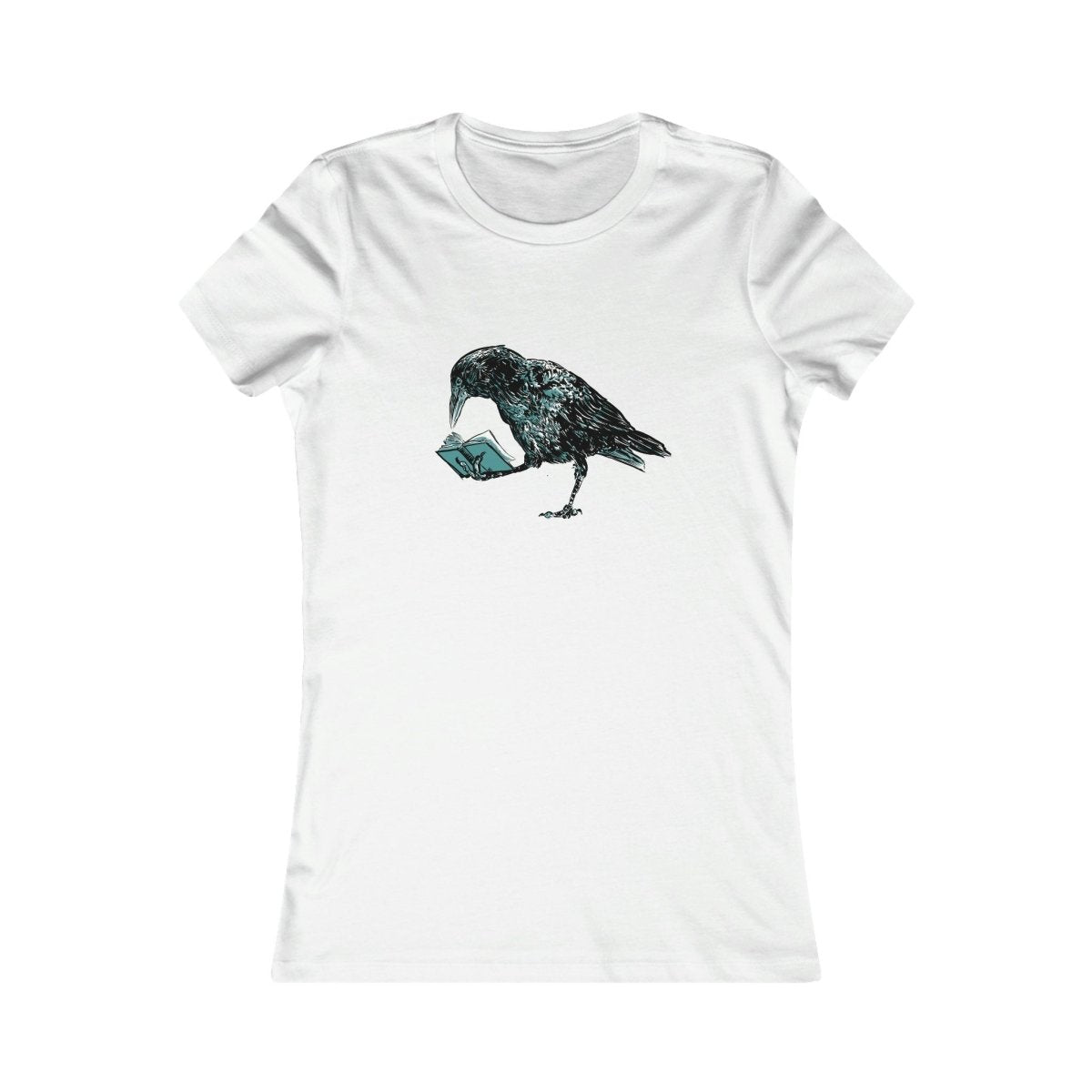 Raven Shirt - Crow Shirt - Spirit Animal - Crow Reading - Women's Favorite Tee