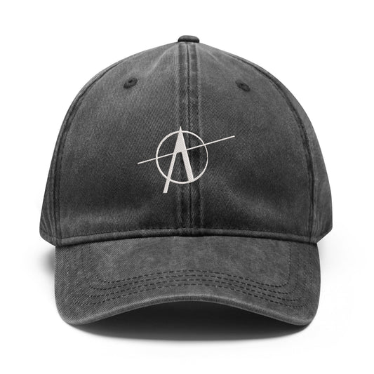 Anarchy Hat - Embroidered Denim Baseball Cap