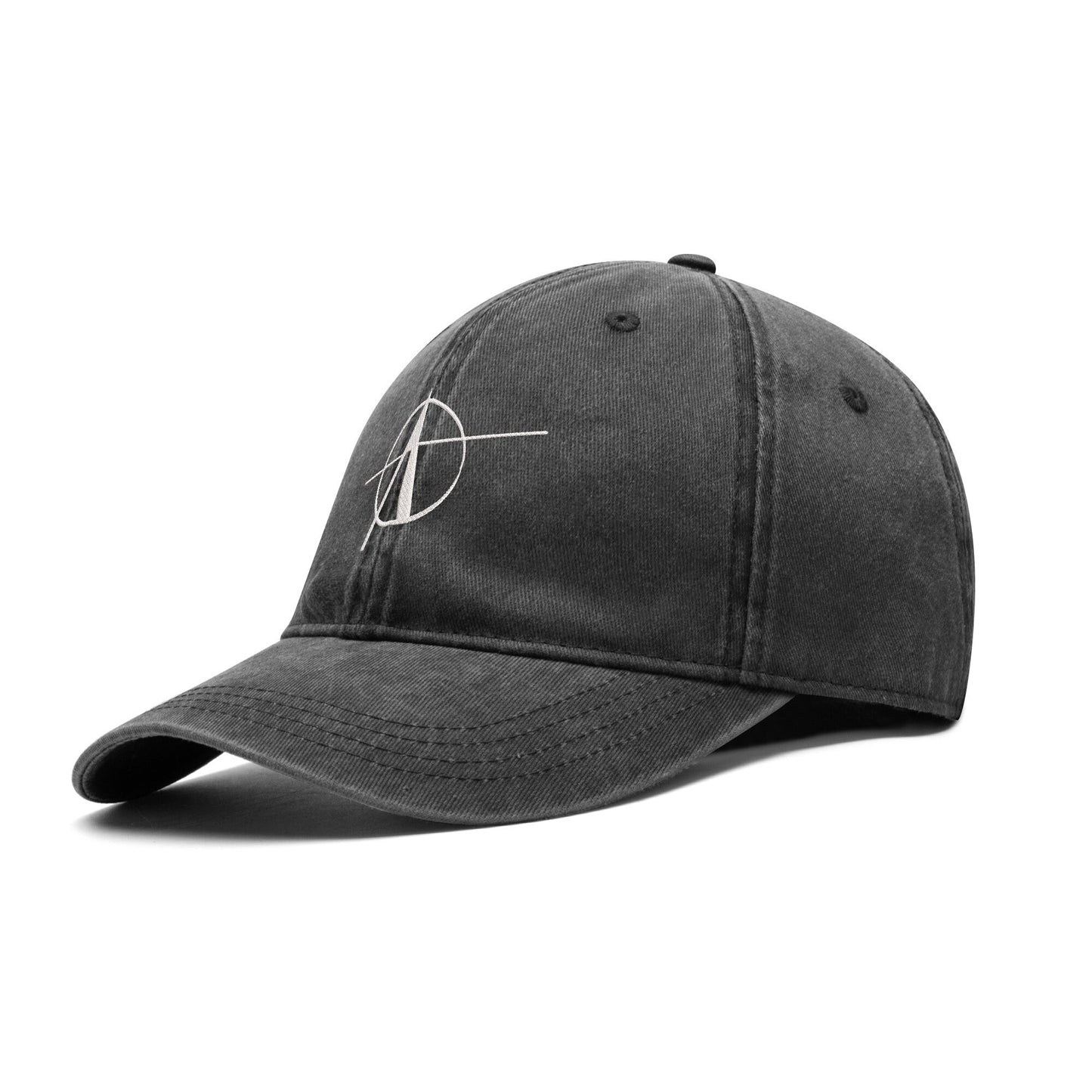 Anarchy Hat - Embroidered Denim Baseball Cap