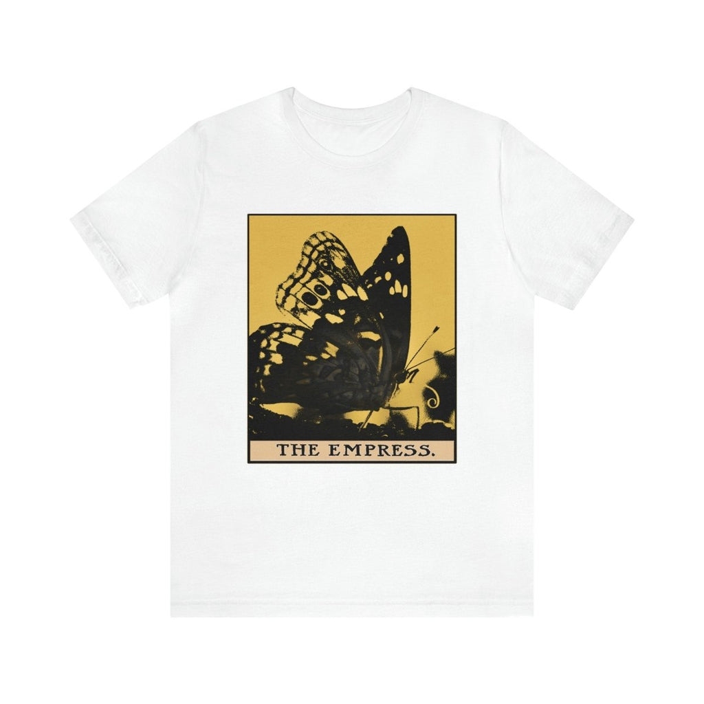 The Empress Card Shirt - Yellow Butterfly - Empress Tarot Shirt - Unisex Jersey Short Sleeve Tee