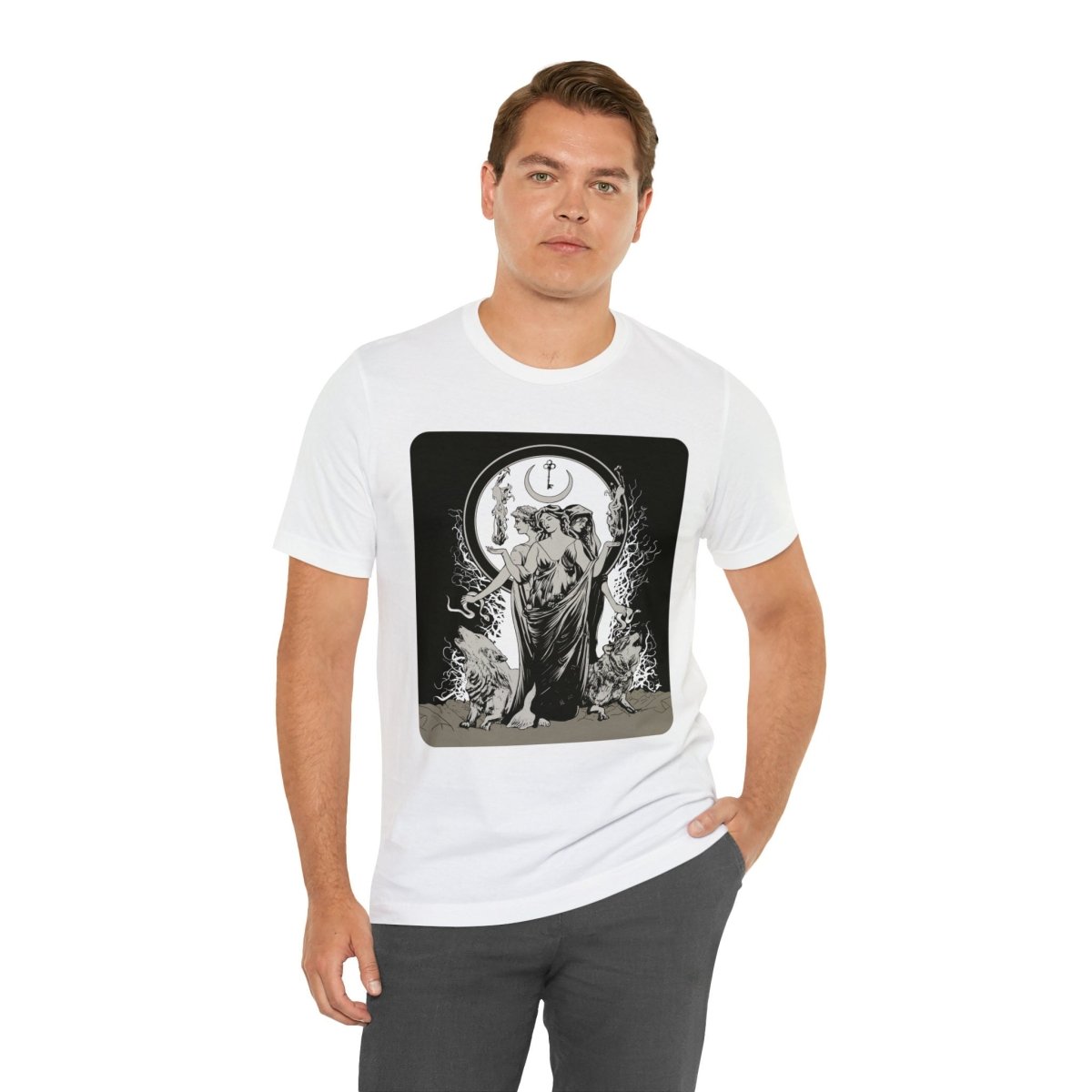 Hecate Shirt - Goddess tshirt - Gothic - Unisex Jersey Short Sleeve Tee