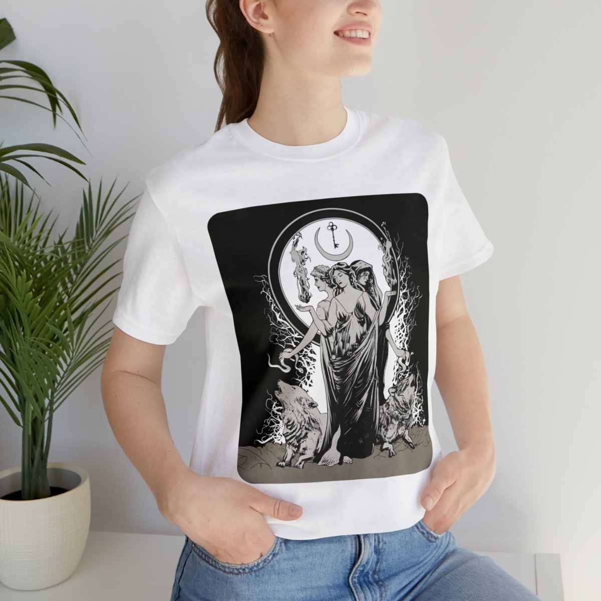 Hecate Shirt - Goddess tshirt - Gothic - Unisex Jersey Short Sleeve Tee