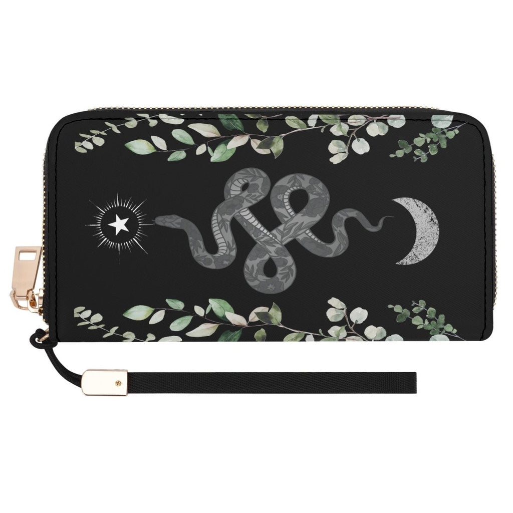 Snake Wallet - Casual Clutch Wallet - Slim Wallet - Wristlet Wallet