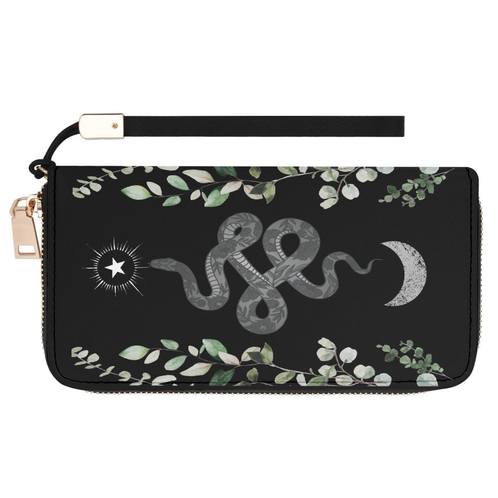 Snake Wallet - Casual Clutch Wallet - Slim Wallet - Wristlet Wallet