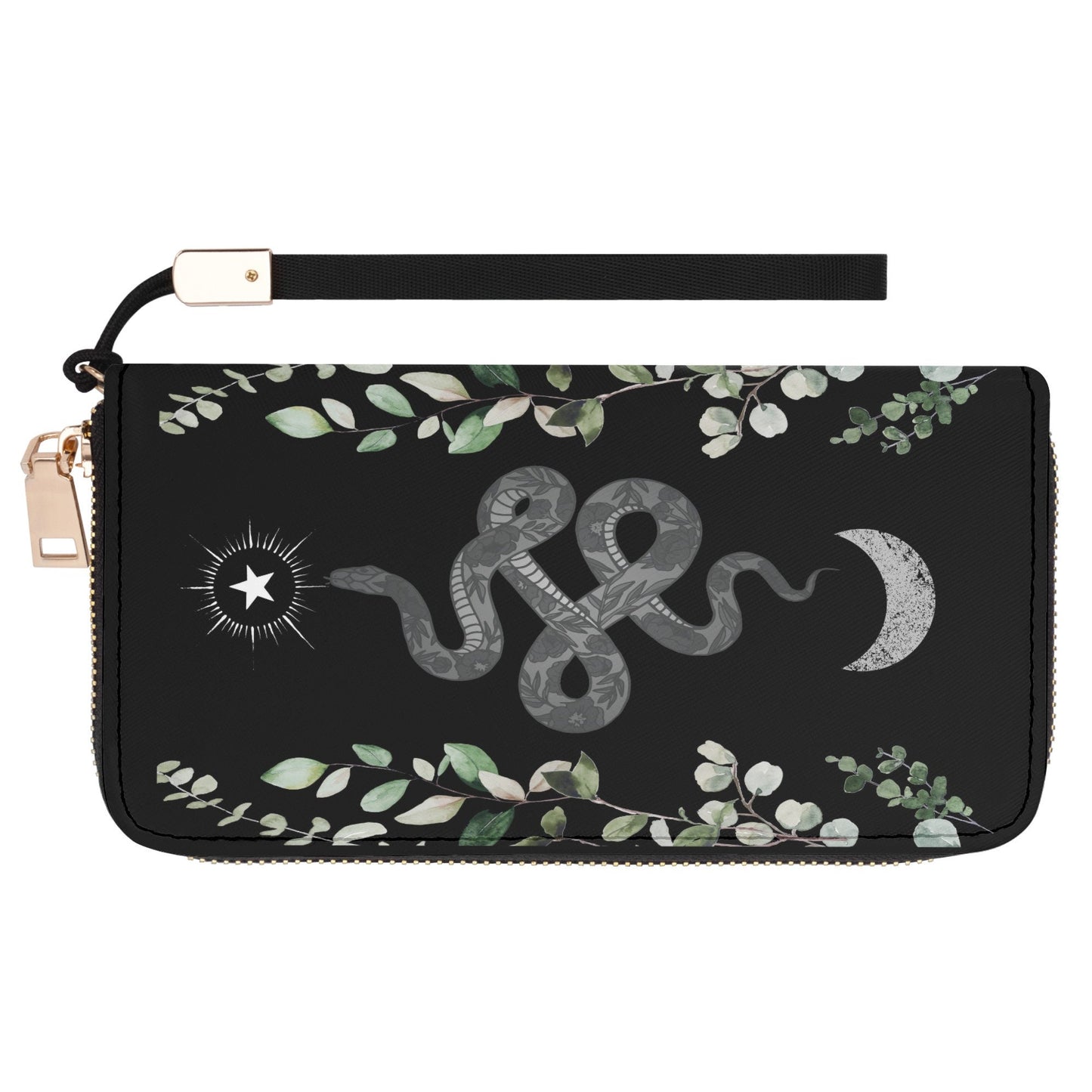 Snake Wallet - Casual Clutch Wallet - Slim Wallet - Wristlet Wallet