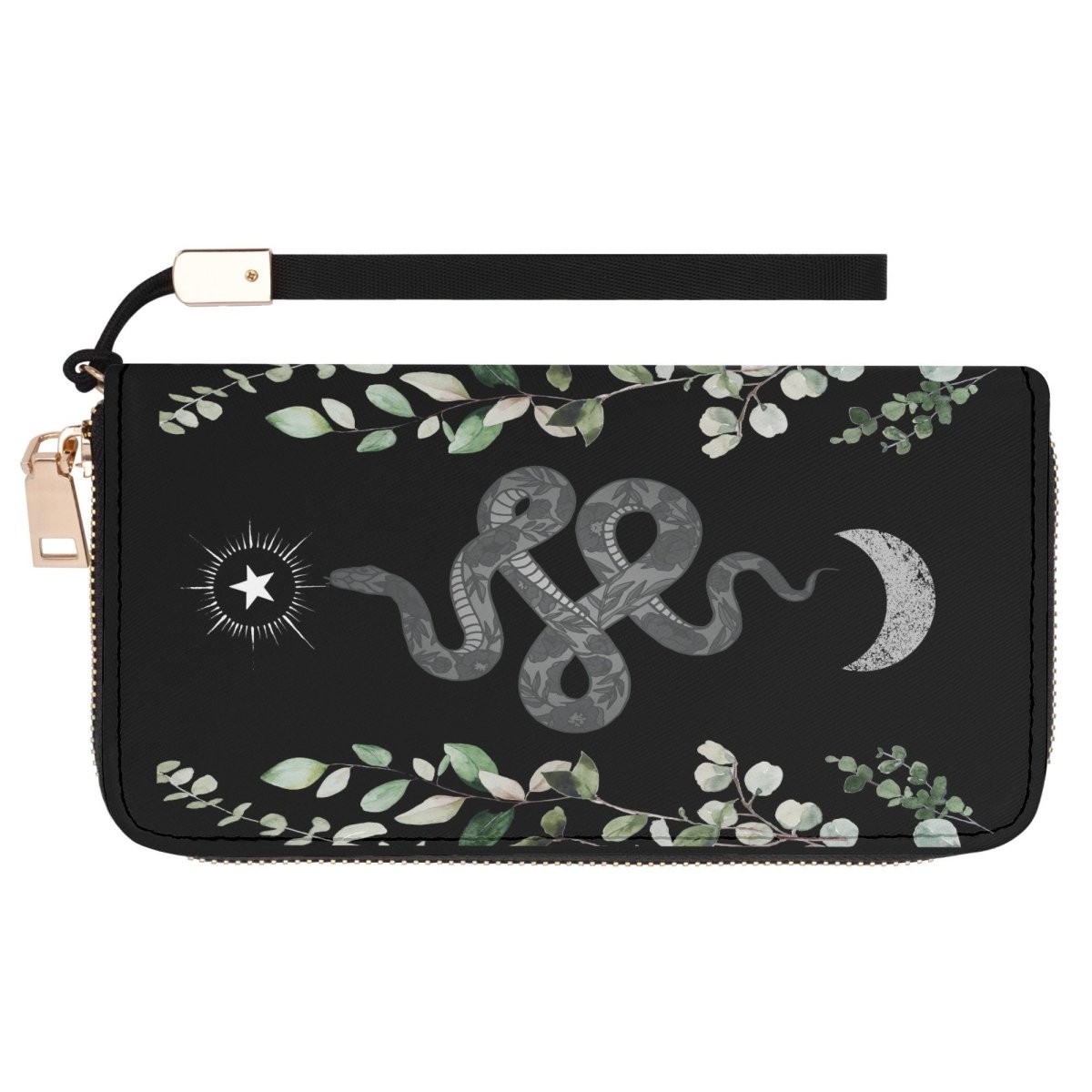 Snake Wallet - Casual Clutch Wallet - Slim Wallet - Wristlet Wallet