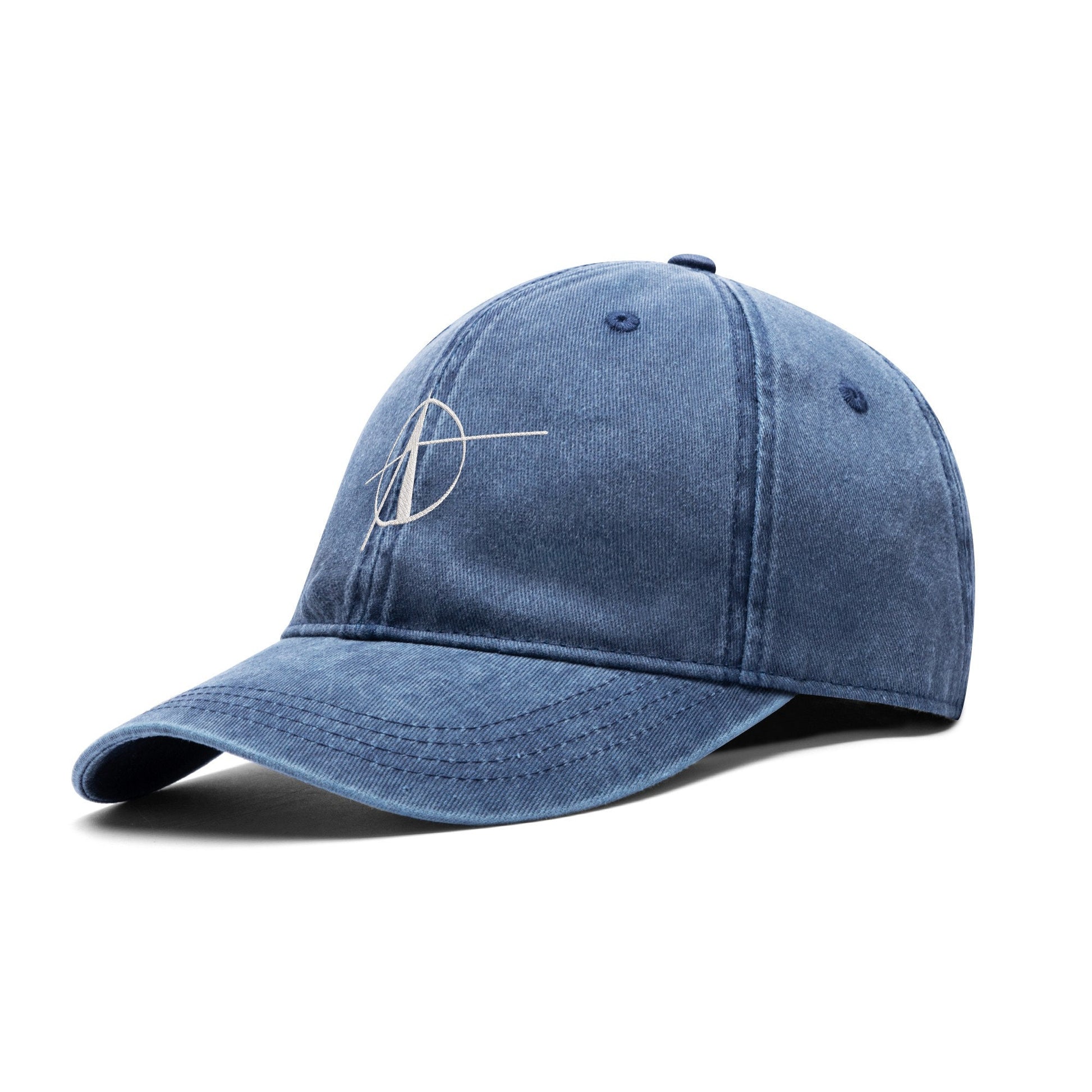 Anarchy Hat - Embroidered Denim Baseball Cap
