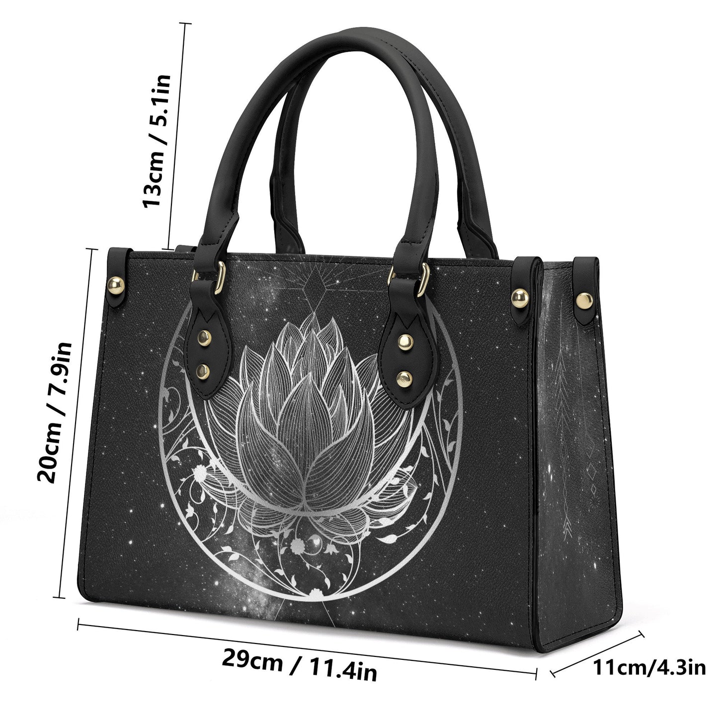 Gothic Moon Handbag - Witchy Style - Spooky Chic Tote