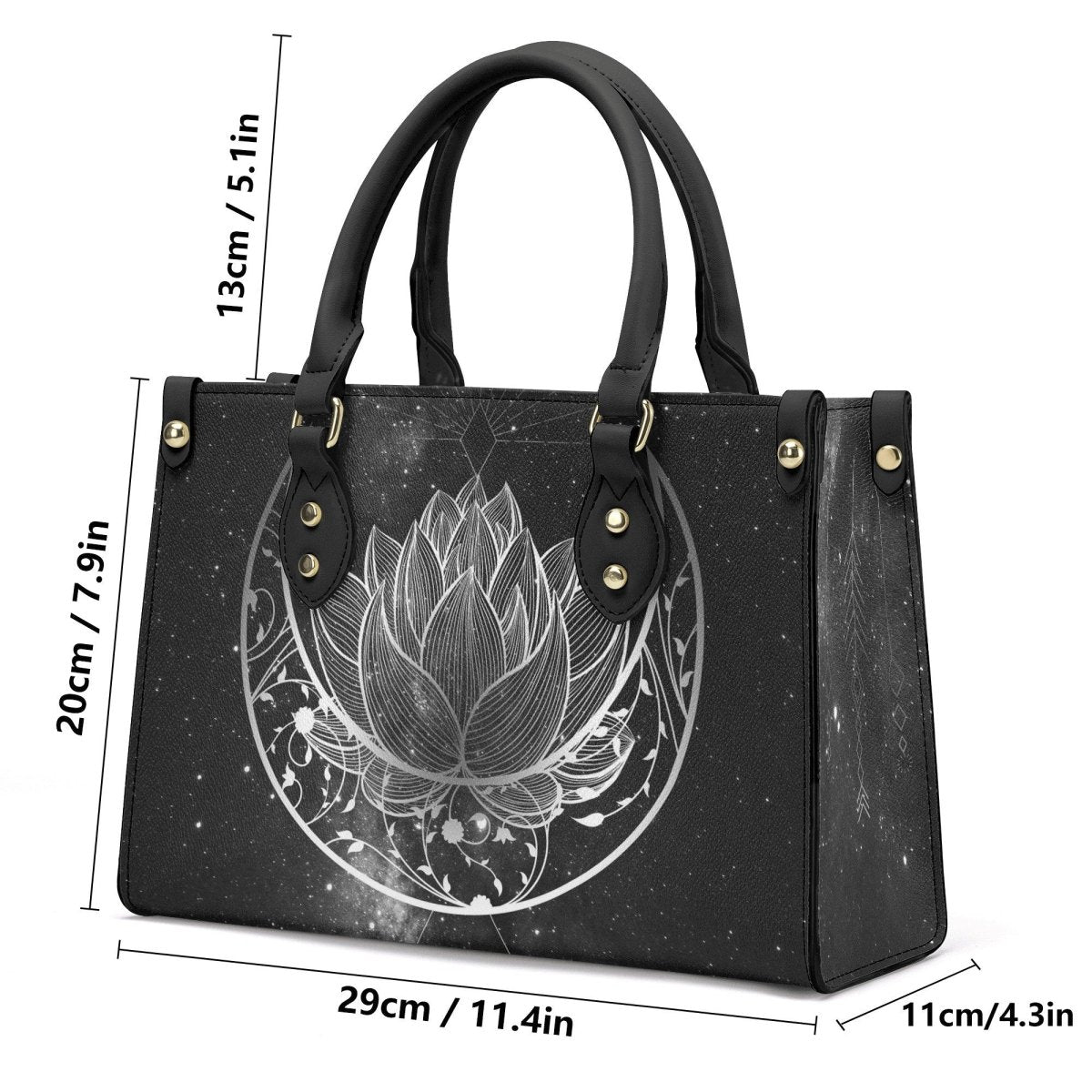 Gothic Moon Handbag - Witchy Style - Spooky Chic Tote