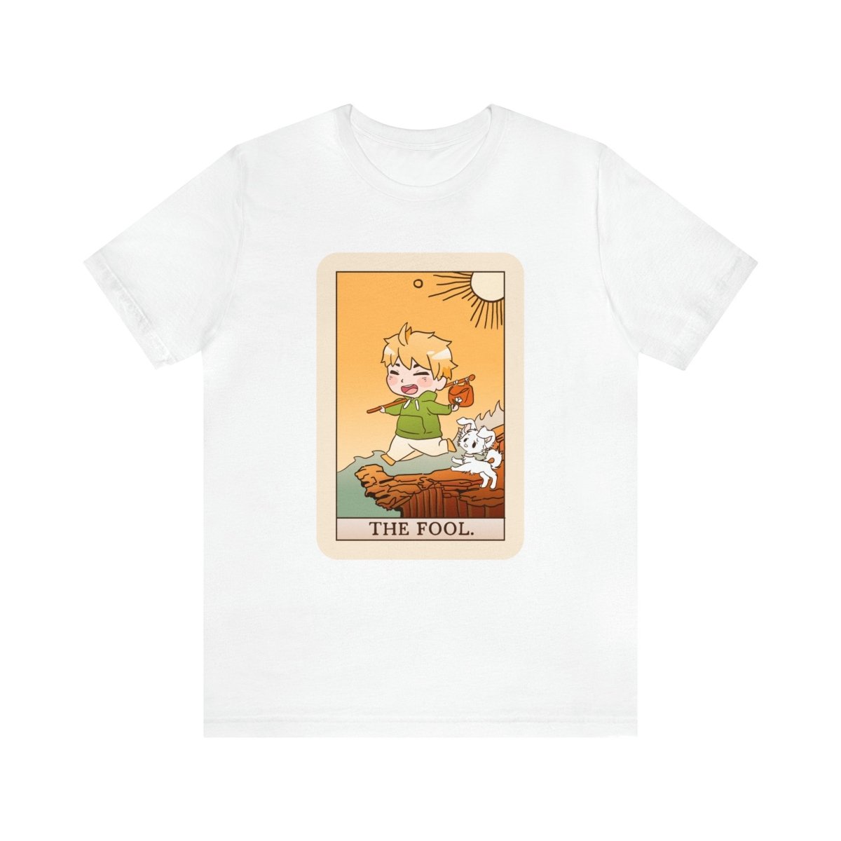 The Fool Card Shirt - Anime - Chibi Fool Card Shirt - Unisex Jersey Short Sleeve Tee