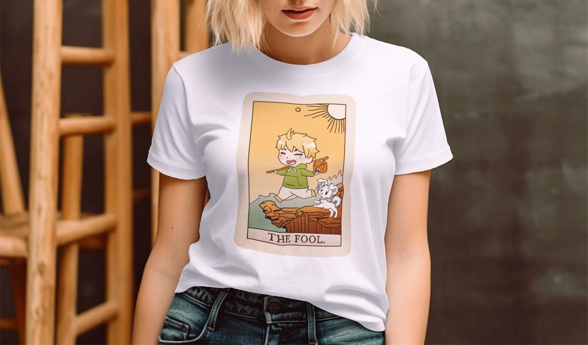 The Fool Card Shirt - Anime - Chibi Fool Card Shirt - Unisex Jersey Short Sleeve Tee