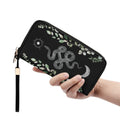 Snake Wallet - Casual Clutch Wallet - Slim Wallet - Wristlet Wallet