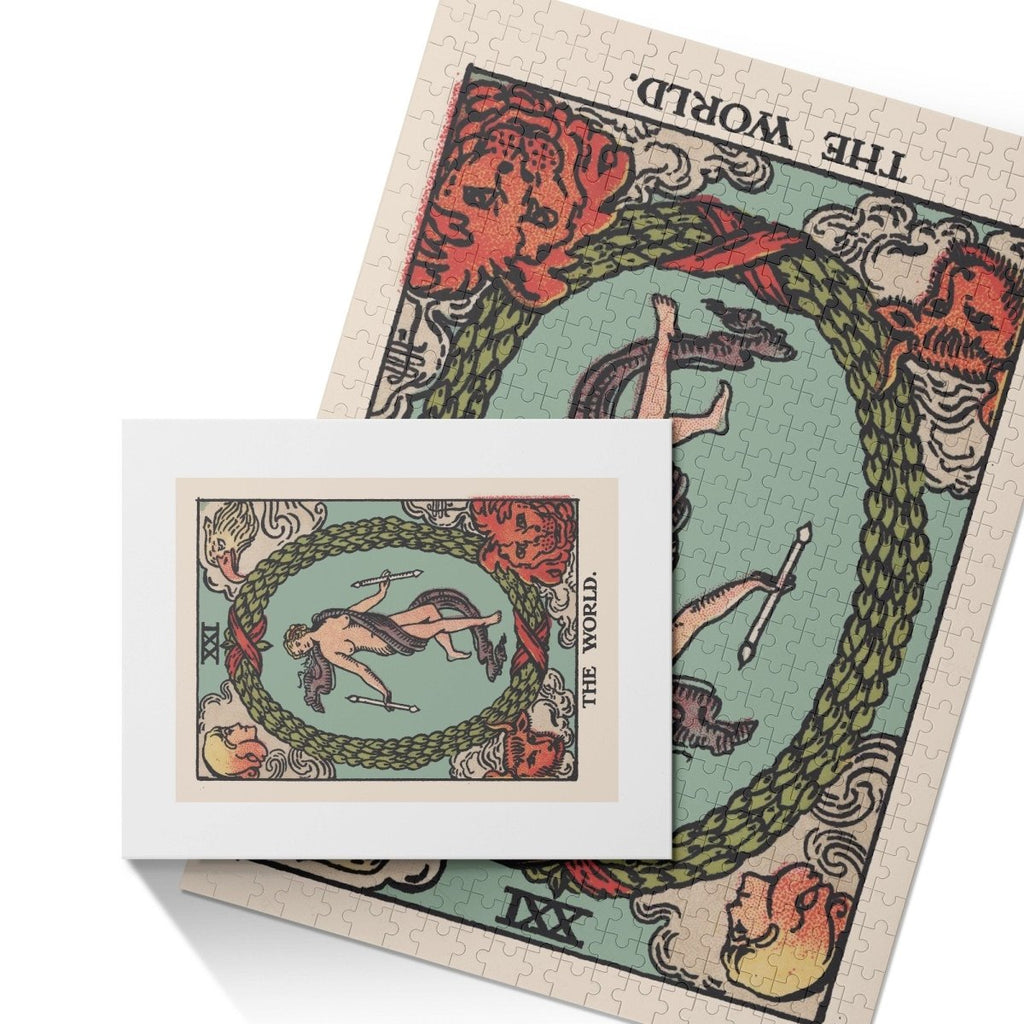 Tarot Puzzle - The World Card - Rider Waite- Picture Puzzle Jigsaw (500 Pcs)