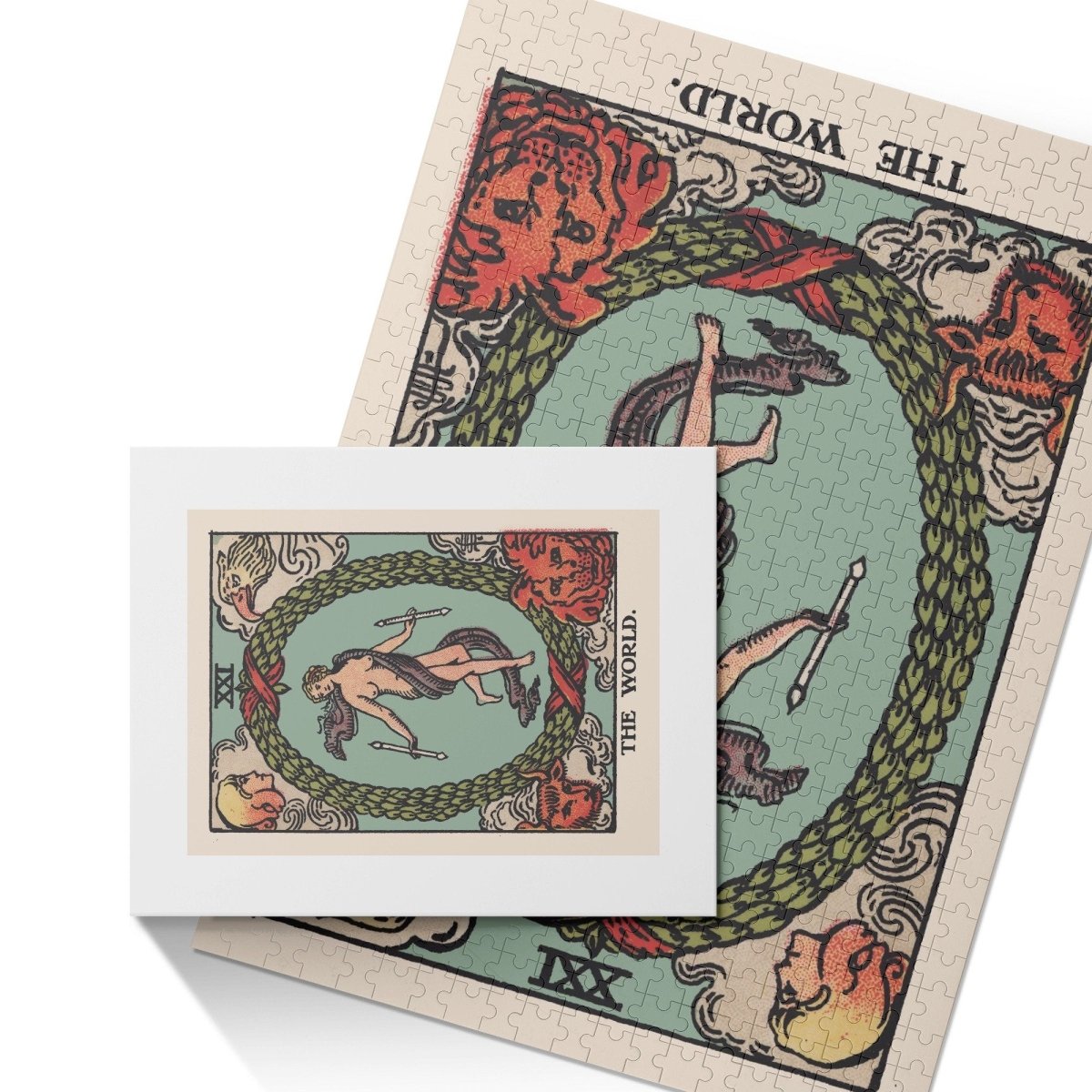 Tarot Puzzle - The World Card - Rider Waite- Picture Puzzle Jigsaw (500 Pcs)