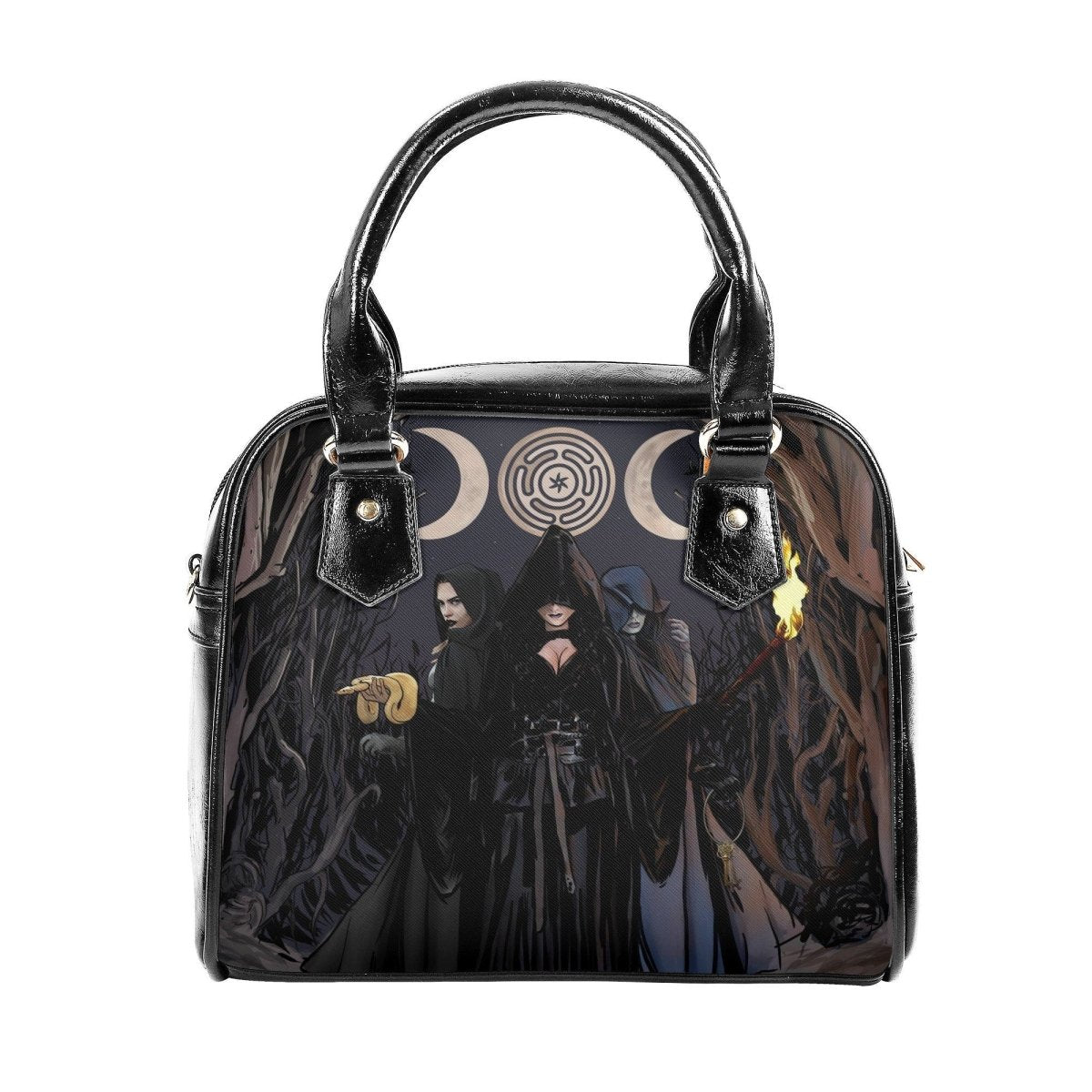 Hecate Bag - Halloween Handbag - Triple Goddess Purse - Shoulder Handbag