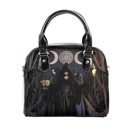 Hecate Bag - Halloween Handbag - Triple Goddess Purse - Shoulder Handbag